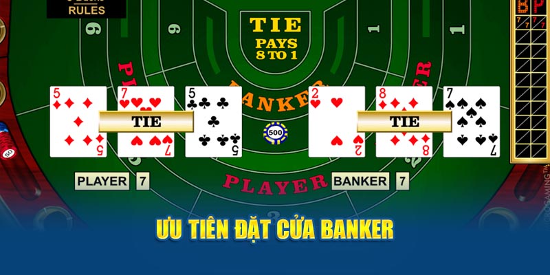 Ưu tiên đặt cửa banker 