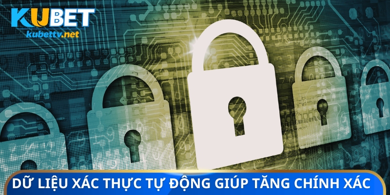 Dữ liệu xác thực tự động giúp tăng chính xác 