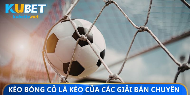 Kèo bóng cỏ là kèo của các giải đấu bán chuyên