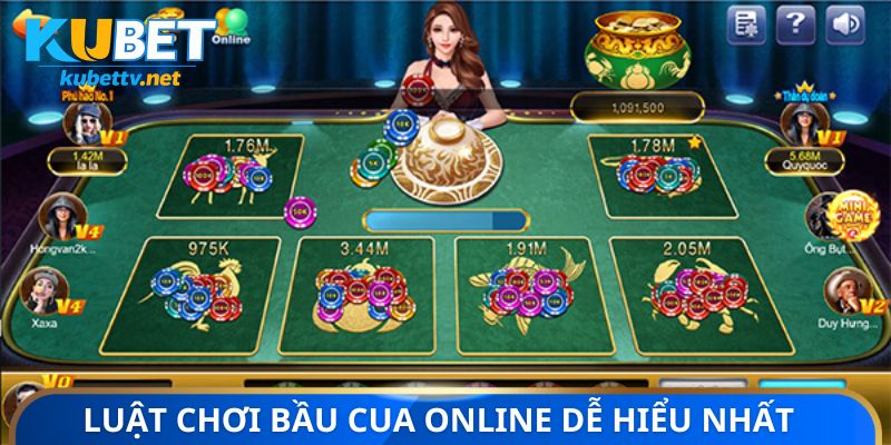 Luật chơi bầu cua online dễ hiểu nhất